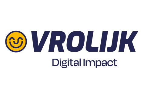 VRolijik logo with orange smiley icon and text “Digital Impact”