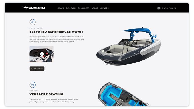 Umbraco Moomba Homepage