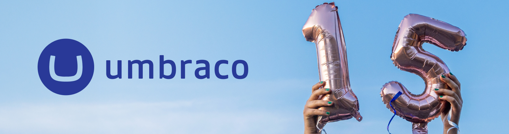 Umbraco 15 Release Hero 1665X438px