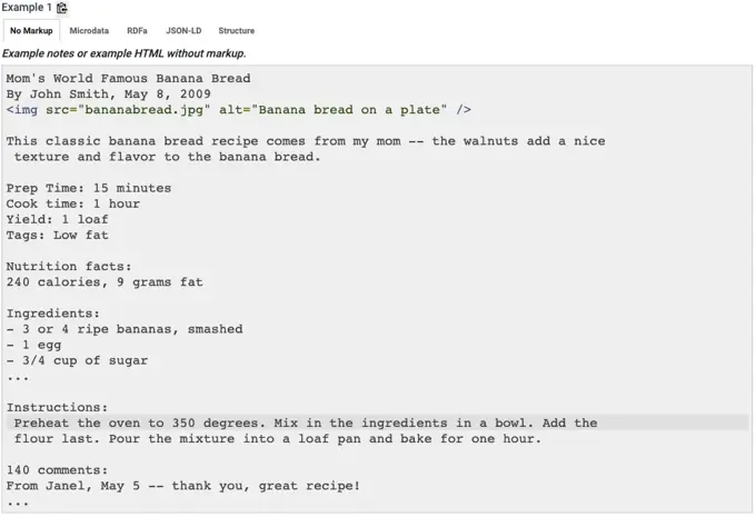 No Schema Markup