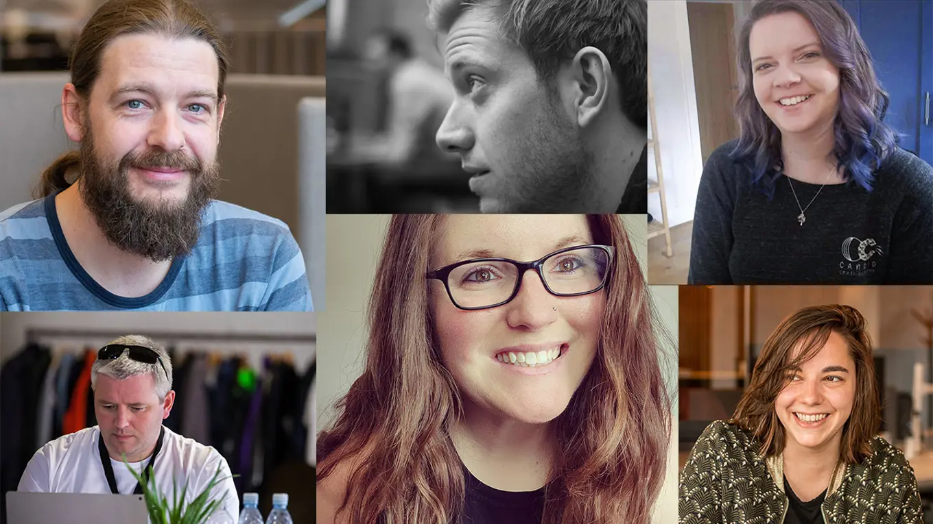 Maud, Blake, Laura, Lee, Kenn and Blake from the new backoffice community team