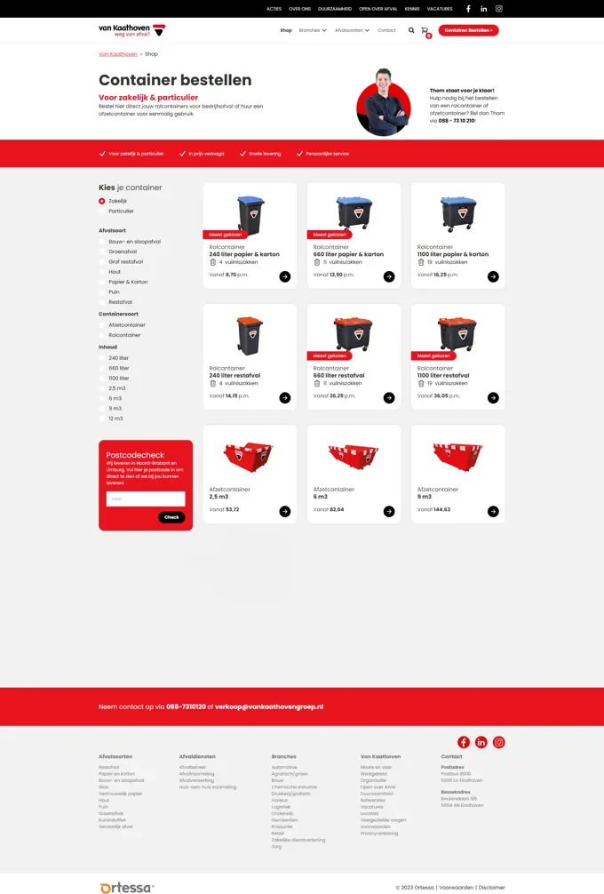 Van Kaathoven Webshop