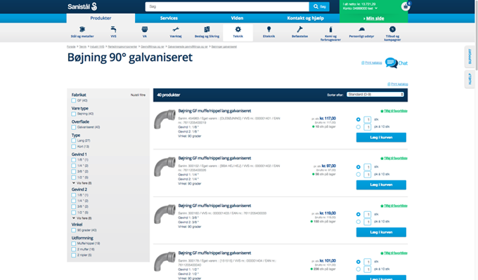 Sanistaal Products