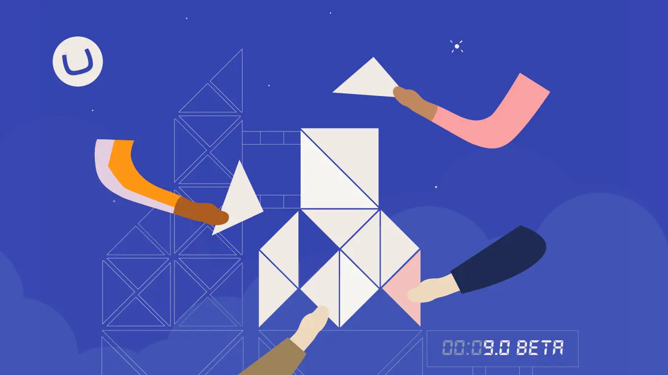 Illustration of rocket being build with Umbraco logo