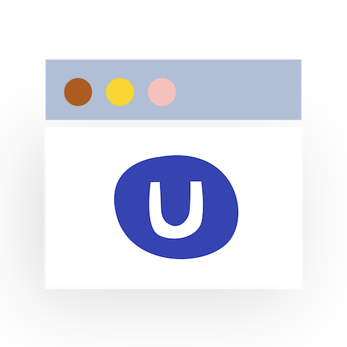 Browser with Umbraco logo icon