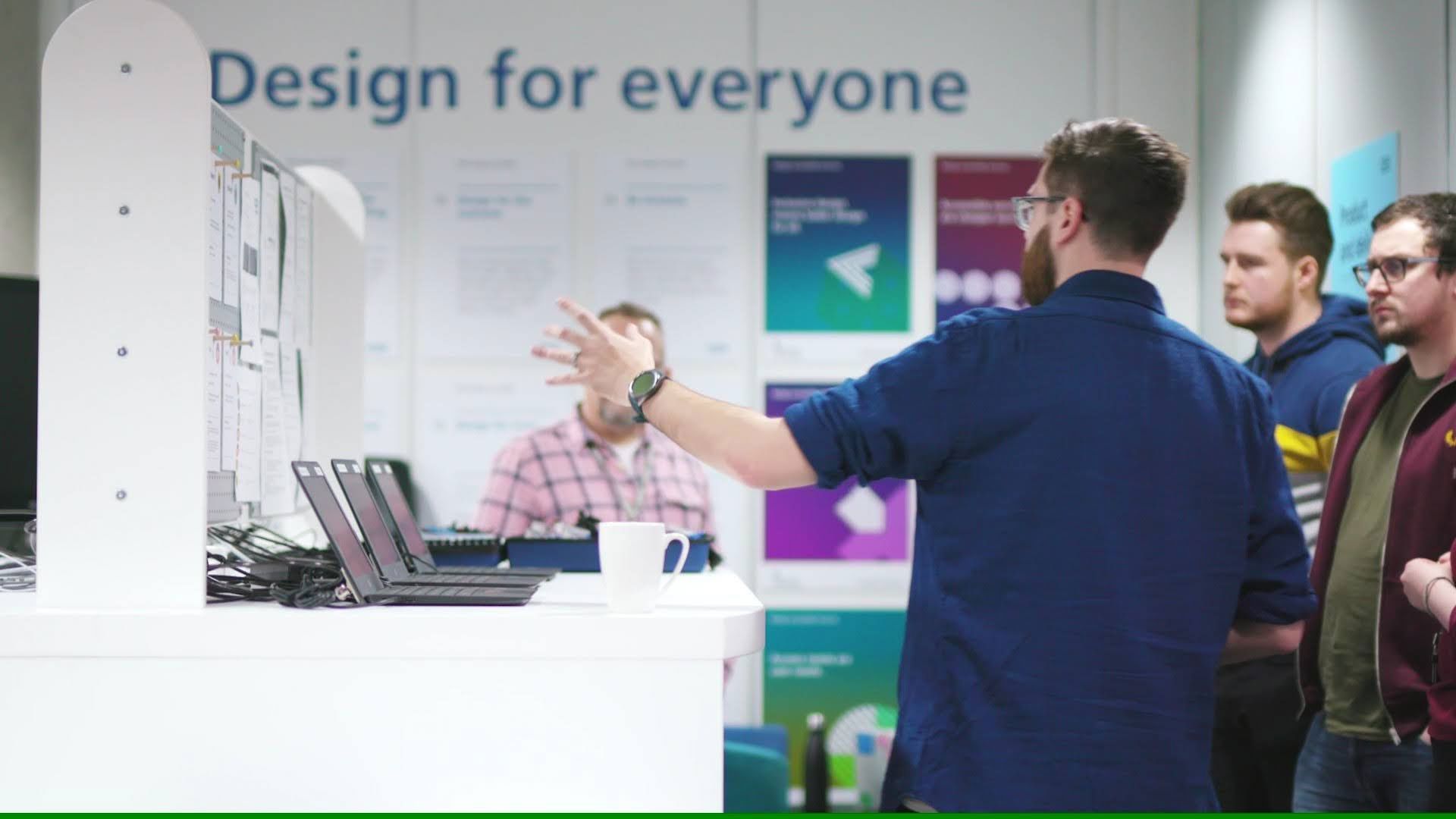 Danny Delivering Training At The NHS Digital Accessibility Lab